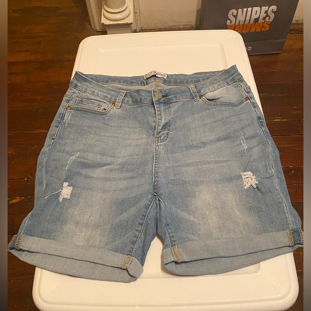 Light Denim Shorts